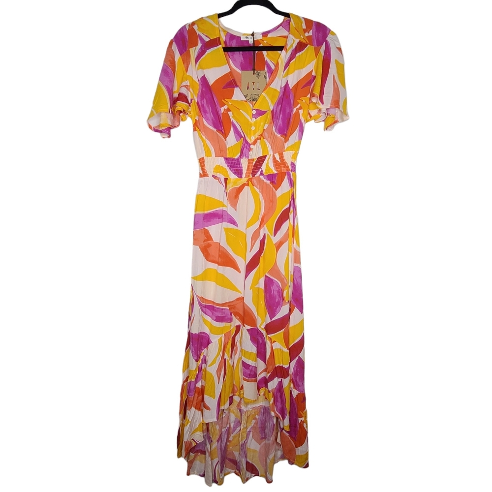 Abel The Label Swish High Low Dress ATL10013-37 Extra Small NWT